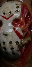 Cargar imagen en el visor de la galería, Crystal Lake Killer Friday the 13th Inspired Jason Half Mask Lighter Sleeve Artist choice