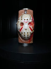 Cargar imagen en el visor de la galería, Crystal Lake Killer Friday the 13th Inspired Jason Half Mask Lighter Sleeve Artist choice