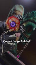 Load and play video in Gallery viewer, Creepy Face  ID Badge/Key Holder
