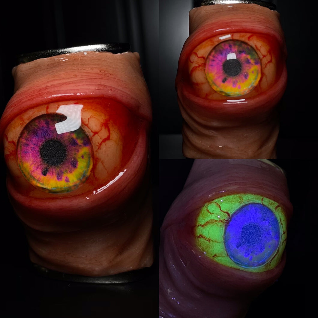 Mini Bic Creepy Eyeball Lighter Sleeve