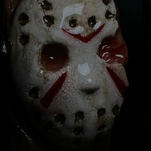 Load image into Gallery viewer, Crystal Lake Killer Friday the 13th Inspired Jason Half Mask Lighter Sleeve Artist choice

